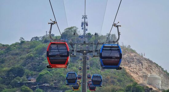 Chau Doc Cable Car to Sam Moun